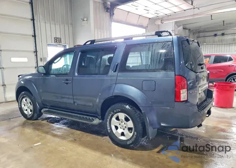 2005 Nissan Pathfinder Le z USA, uszkodzony, nr VIN 5N1AR18W35C781347